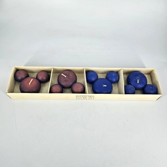 Disney Other - Disney Mickey Mouse Head Floating Candles Set Of 4 Walt Disney World At Home